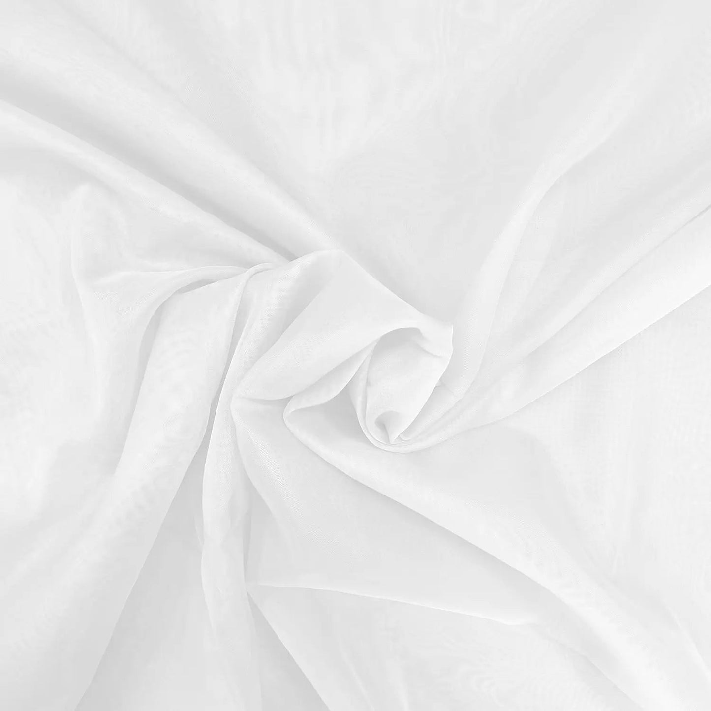 Plain Inherently FR Voile Sheer Drapery Fabric â€“ 118" (300cm) Wide 100% Polyester | 50 Metre Roll
