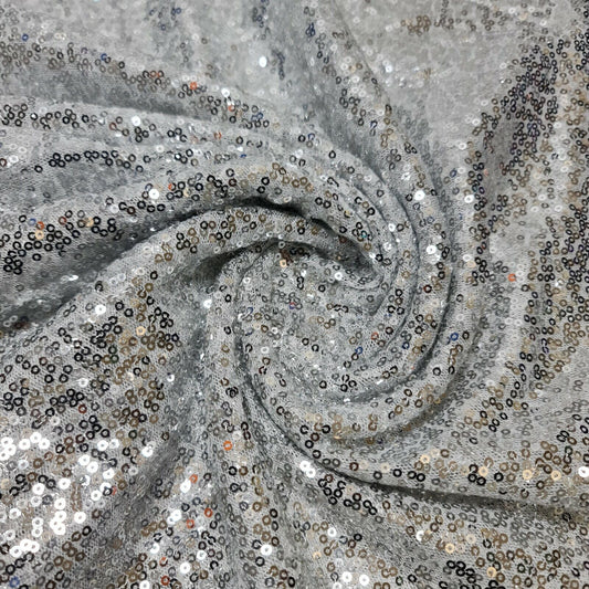 Paillettenstoff, glitzernd, glänzend, glitzernd, für Kleider, Bastelarbeiten, Tischdecken, 127 cm (Babyrosa)