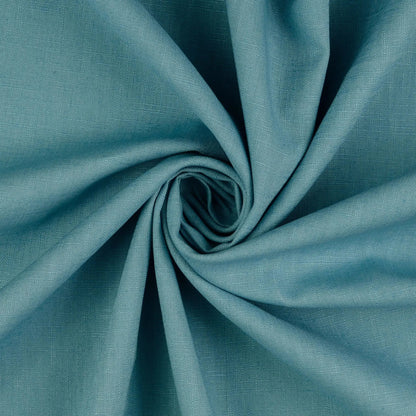 100% Washed Linen Fabric â€“ Soft Pre-Washed Linen 53.5" (136cm) Wide 238gsm Dressmaking & Craft Fabric â€“ 10M Folded Bolt