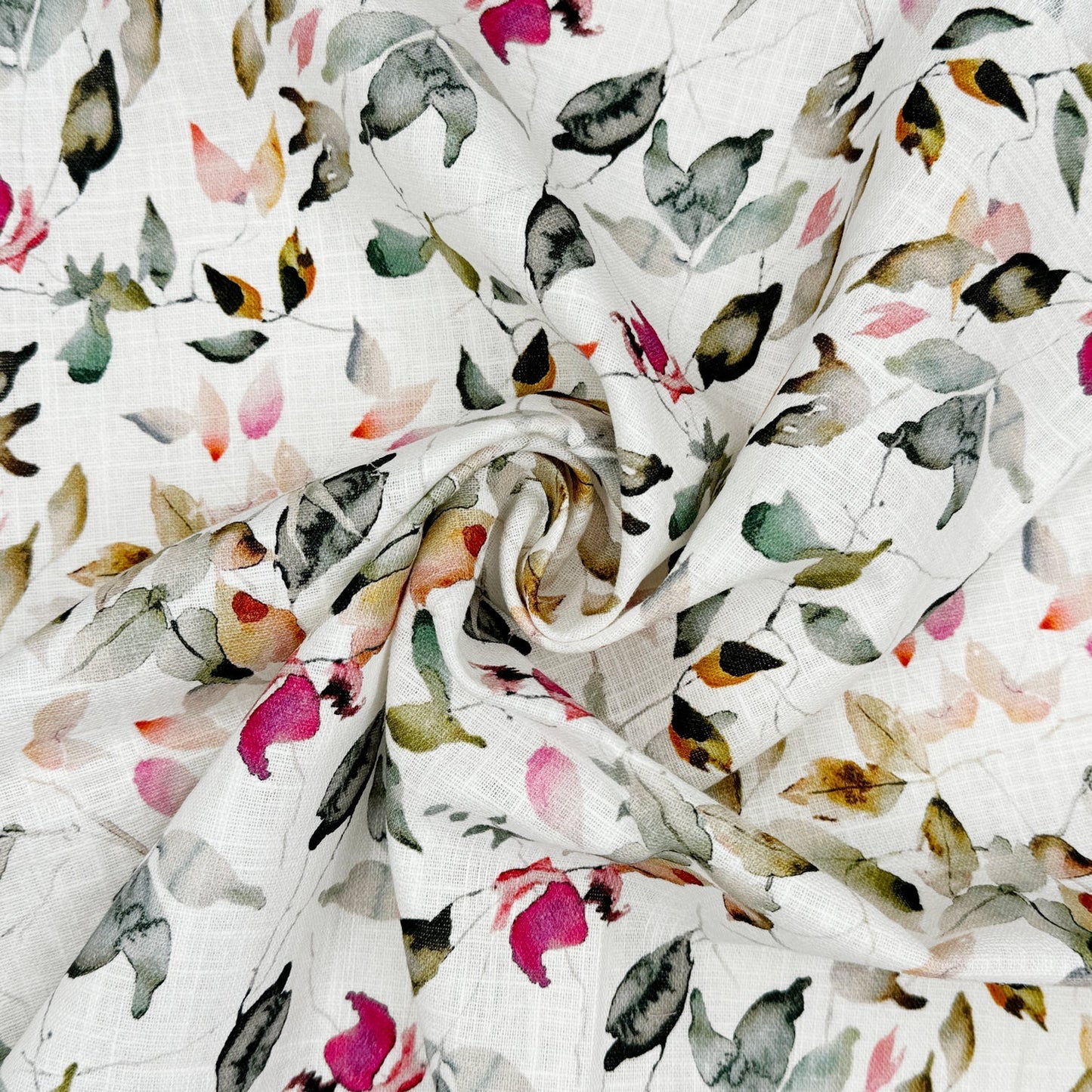 Washed 100% Linen Printed Fabric | Soft Premium Linen 54" (136cm) Wide – Sold by the Meter