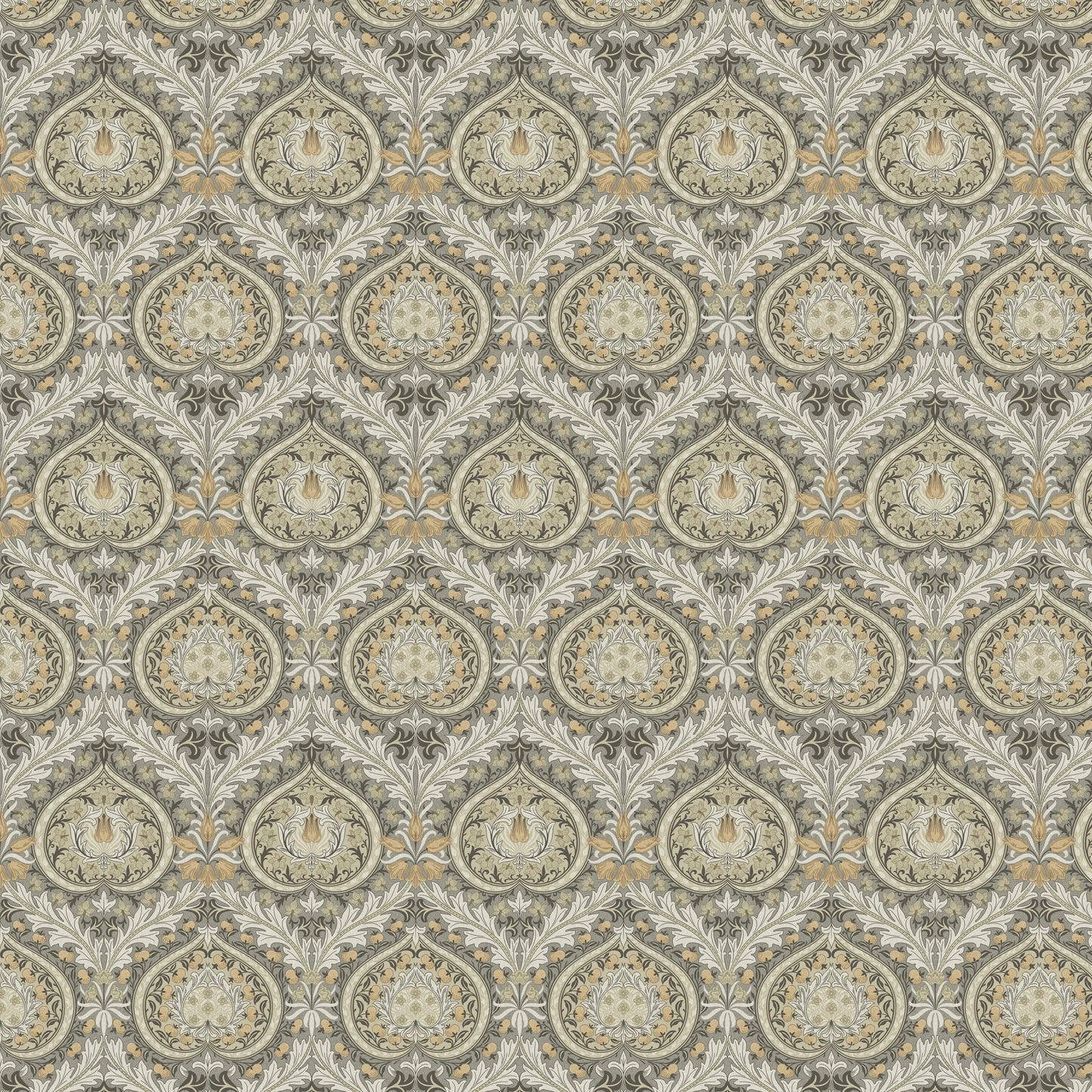 William Morris 100% Cotton Furnishing Weight Side-Matching Printed Panama Fabric | European Produced 55" (140cm) Wide 220gsm – Sold by the Meter