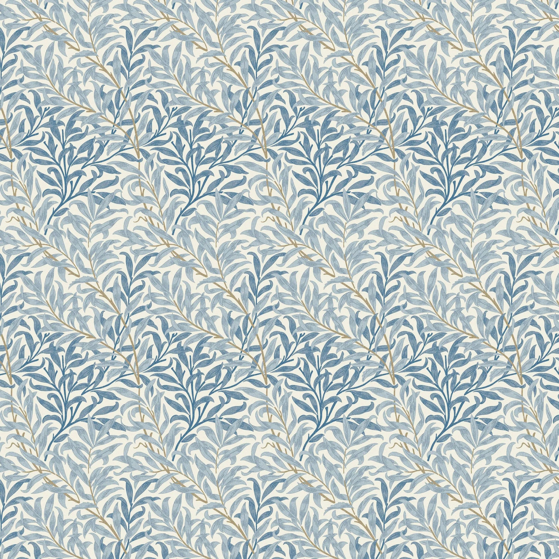 William Morris 100% Cotton Furnishing Weight Side-Matching Printed Panama Fabric | European Produced 55" (140cm) Wide 220gsm – Sold by the Meter