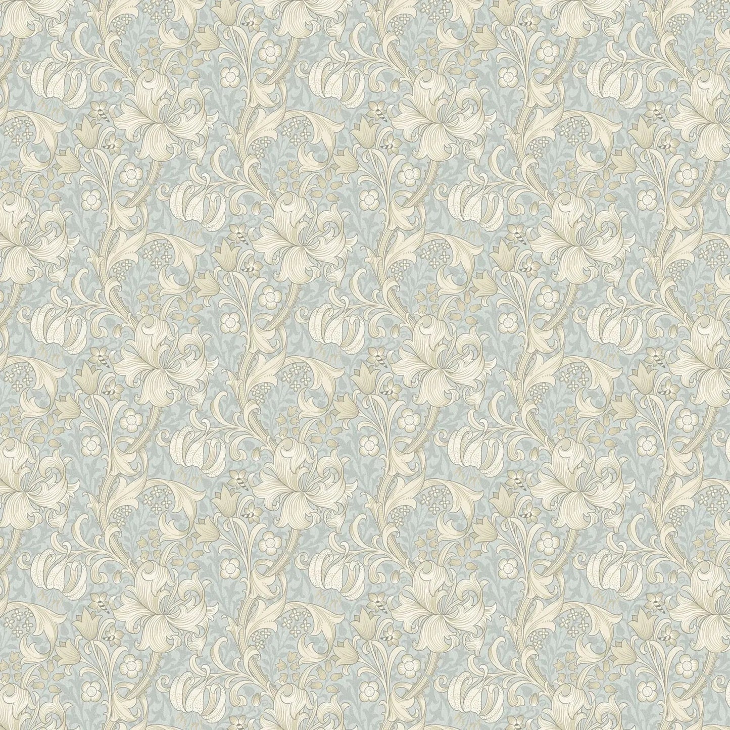 William Morris 100% Cotton Furnishing Weight Side-Matching Printed Panama Fabric | European Produced 55" (140cm) Wide 220gsm – Sold by the Meter