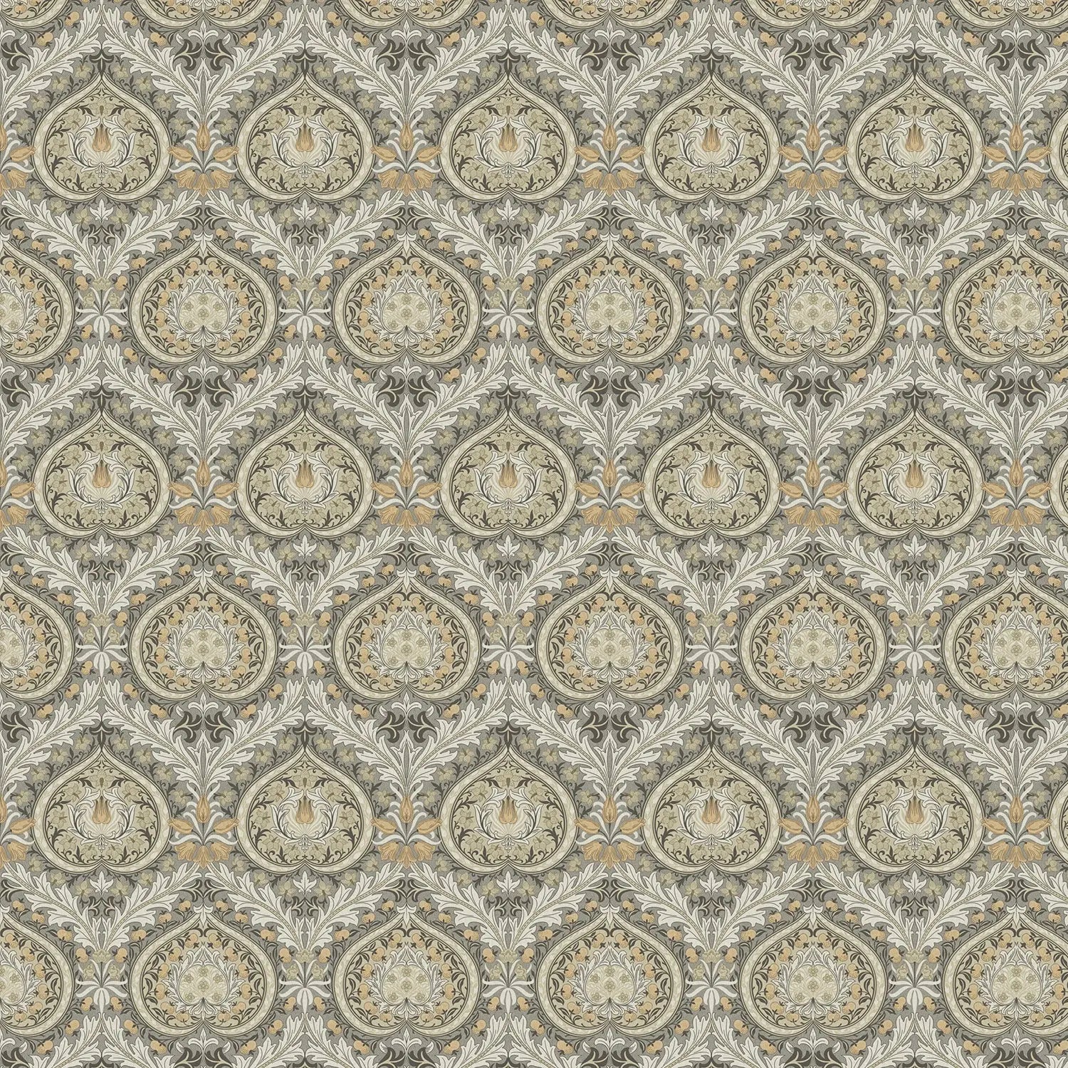 William Morris Design Coated Cotton Fabric | Waterproof Acrylic & Teflon Coated 100% Cotton 55" (140cm) Wide â€“ Sold by the Meter