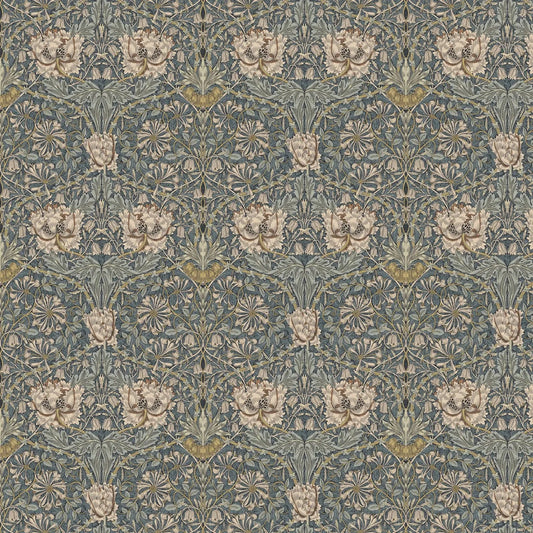 William Morris Design Coated Cotton Fabric | Waterproof Acrylic & Teflon Coated 100% Cotton 55" (140cm) Wide – Sold by the Meter