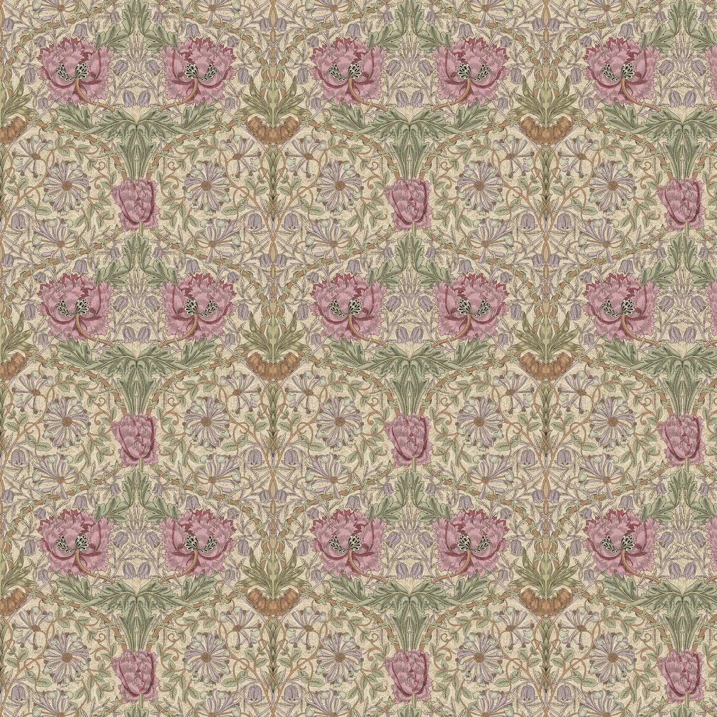 William Morris Design Coated Cotton Fabric | Waterproof Acrylic & Teflon Coated 100% Cotton 55" (140cm) Wide â€“ Sold by the Meter