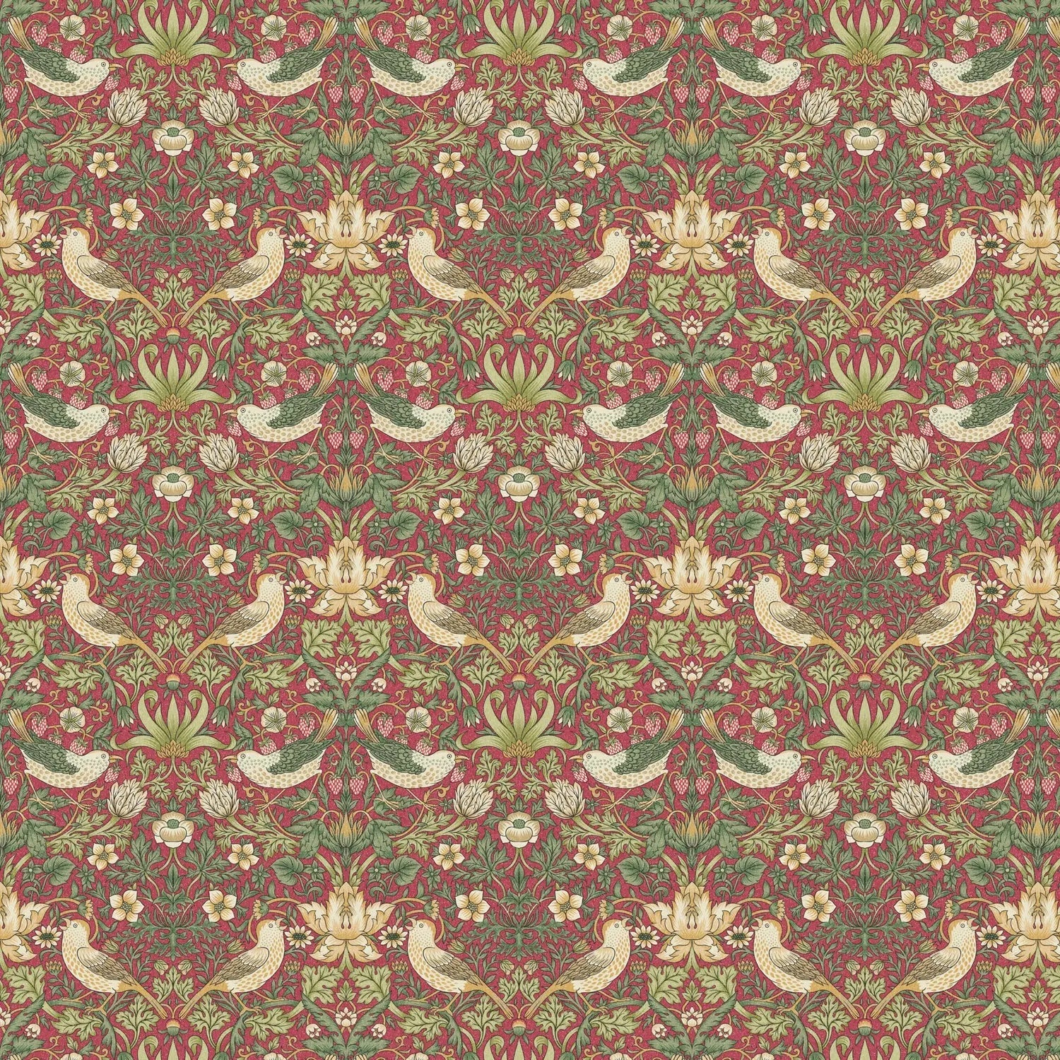 William Morris Design Coated Cotton Fabric | Waterproof Acrylic & Teflon Coated 100% Cotton 55" (140cm) Wide – Sold by the Meter