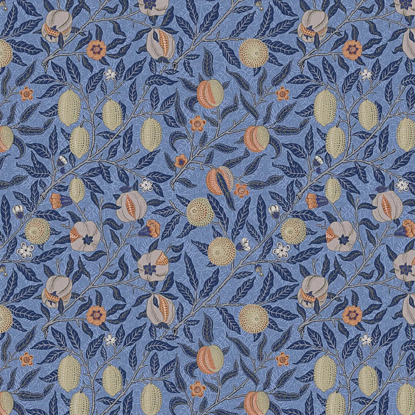 William Morris Design Coated Cotton Fabric | Waterproof Acrylic & Teflon Coated 100% Cotton 55" (140cm) Wide â€“ Sold by the Meter