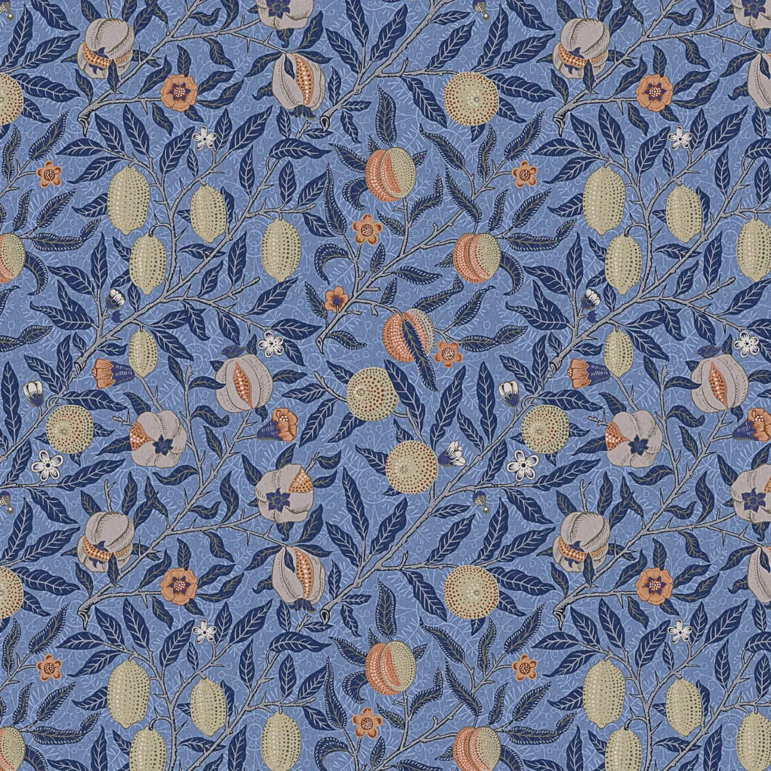 William Morris Design Coated Cotton Fabric | Waterproof Acrylic & Teflon Coated 100% Cotton 55" (140cm) Wide â€“ Sold by the Meter