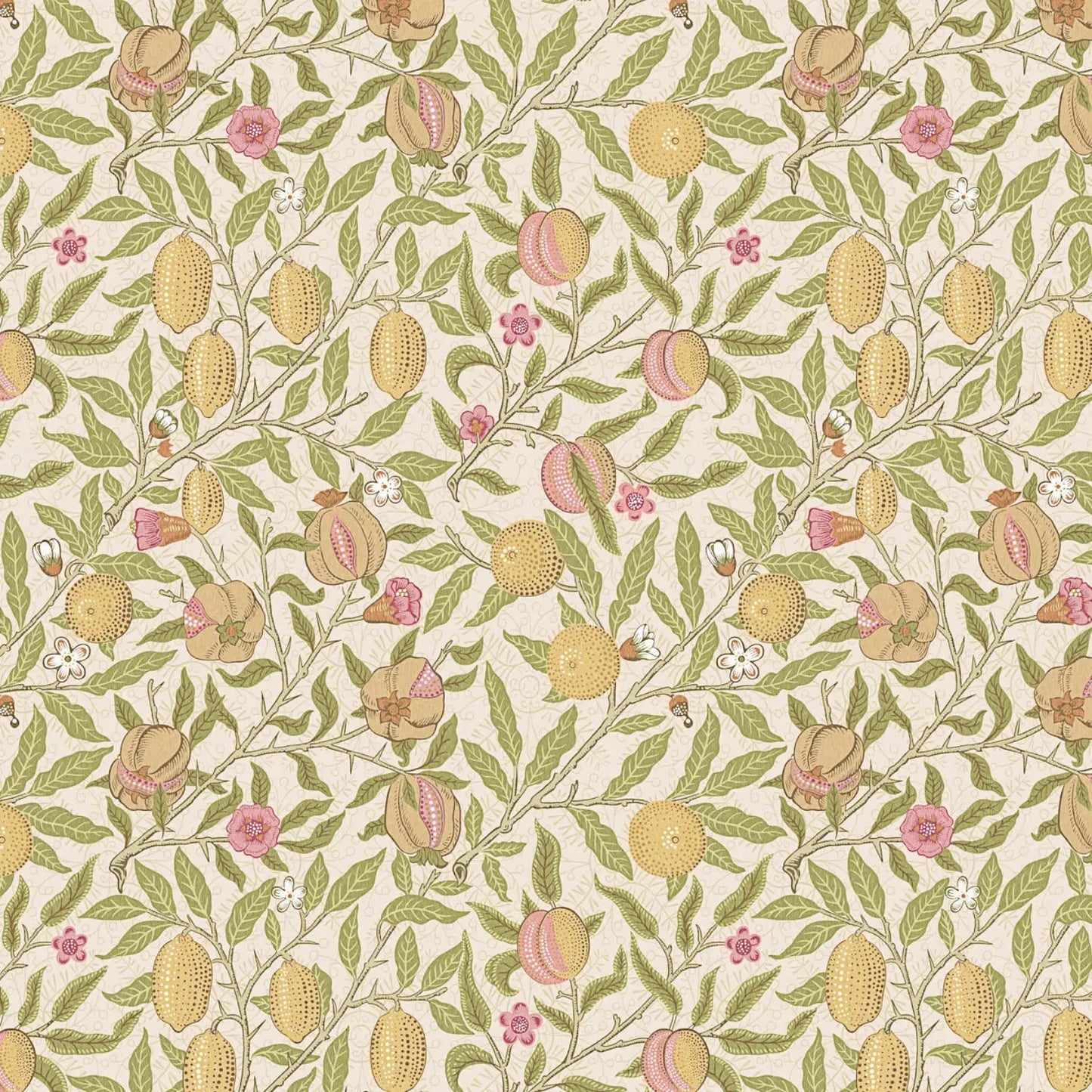 William Morris Design Coated Cotton Fabric | Waterproof Acrylic & Teflon Coated 100% Cotton 55" (140cm) Wide â€“ Sold by the Meter