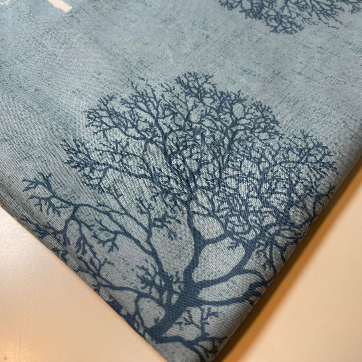 Trees Blue Floral Polycotton Sheeting Material Extra Wide 90" Craft Quilting Fabric Meter (Copy)