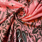 Pink Floral Polycotton Sheeting Material Extra Wide 90" Craft Quilting Fabric Meter
