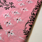 Pink Floral Polycotton Sheeting Material Extra Wide 90" Craft Quilting Fabric Meter