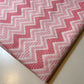 Pink Chevron Polycotton Sheeting Material Extra Wide 90" Craft Quilting Fabric Meter
