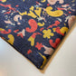 Navy Paisley Vintage Floral Printed Polycotton Soft Dress Craft Fabric 58" By The Meter