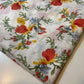Ivory Rose Floral Printed Polycotton Soft Dress Craft Fabric 58" By The Meter