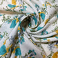 Ivory Rose Floral Printed Polycotton Soft Dress Craft Fabric 58" By The Meter