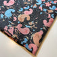 Black Paisley Floral Printed Polycotton Soft Dress Craft Fabric 58" By The Meter
