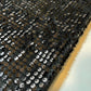 Black Sequin Velvet Embroidery Stretch Material Velour Craft Drape Dress Fabric 58" Wide By The Meter