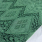 Bottle Green Cotton Floral Embroidery Fabric Lace Broderie Anglaise Dress Craft Material 44" By the Meter