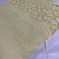 Cream Cotton Floral Embroidery Fabric Lace Broderie Anglaise Dress Craft Material 44" By the Meter