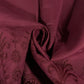 Burgundy Cotton Floral Embroidery Fabric Lace Broderie Anglaise Dress Craft Material 44" By the Meter