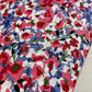 Multi Floral Blossom Cotton Poplin Fabric 58" Wide Dress Costume Craft Material by the Meter