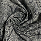Black Floral Paisley Cotton Voile Fabric 58" Wide Dress Costume Craft Material by the Meter (Copy)