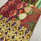 Indian Tapestry Multi Floral Print Kantha Batik Cotton Fabric 44" Wide Dress Costume Craft Material by the Meter