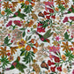 Humming Bird Floral Blossom Cotton Poplin Fabric 44" Wide Dress Costume Craft Material by the Meter