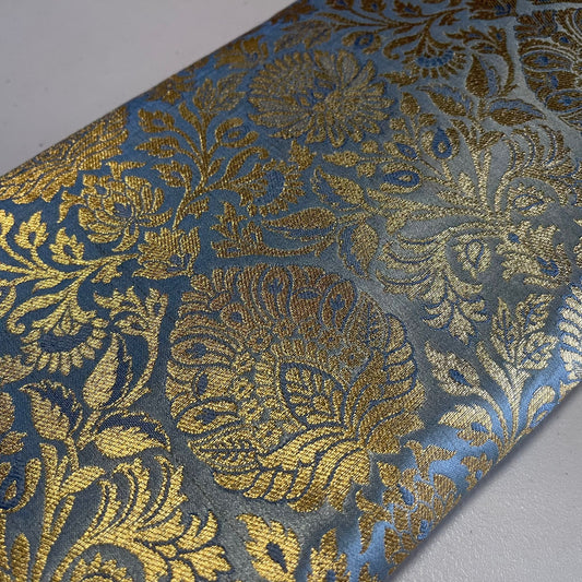 Metallic Floral Weave Brocade Material Dress Craft Costume Fabric 44" Wide By The Meter