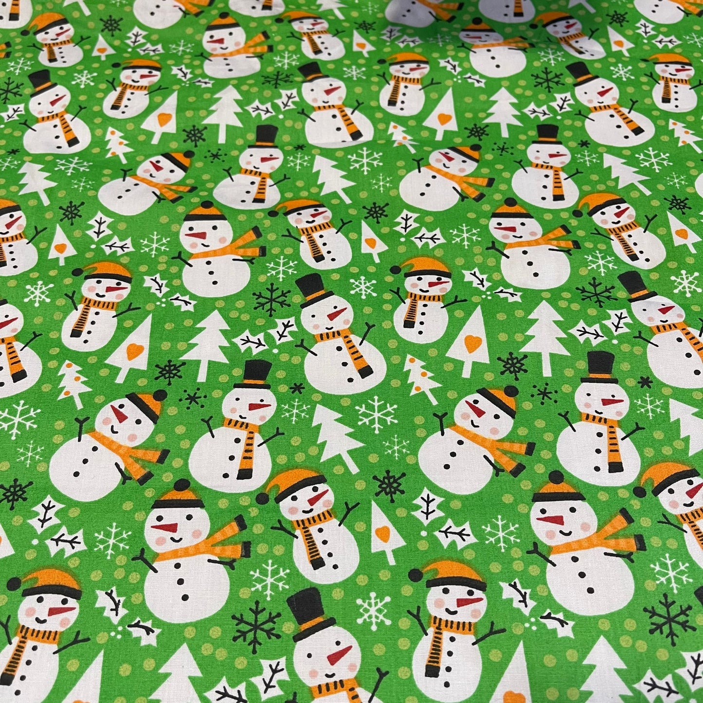 Polycotton Festive Christmas Décor Dress Craft Fabric Xmas Material 44" Wide By The Meter