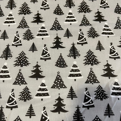 Polycotton Festive Christmas Décor Dress Craft Fabric Xmas Material 44" Wide By The Meter