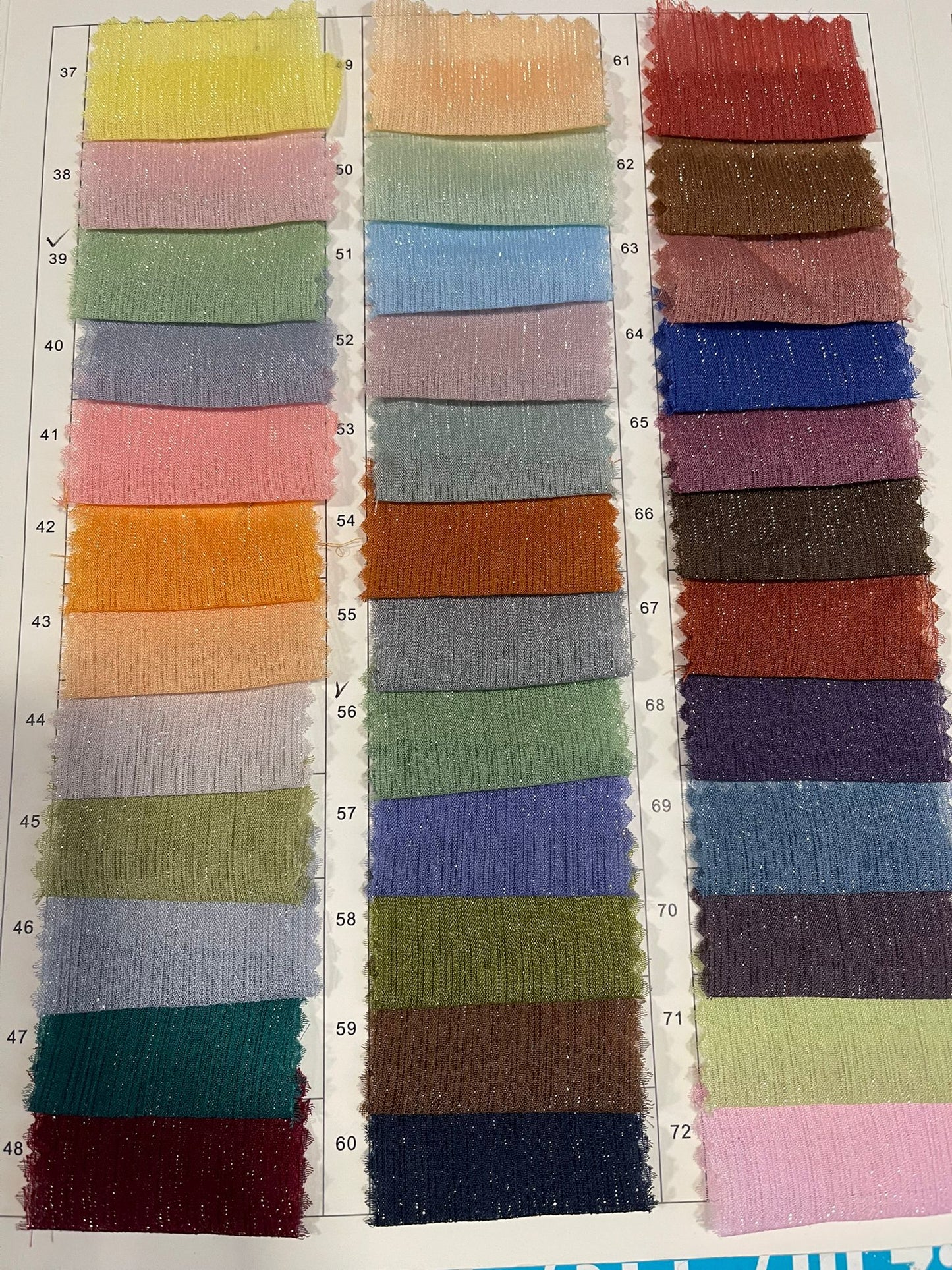 Crinkle Chiffon Crepe Material Lurex Glitter Dress Drape Craft Fabric 58" By The Meter