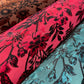 Premium Velvet Velour Floral Devore Dress Craft Fabric Material 58" By The Meter