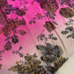 Floral Multi Tone Polyester Raw Silk Material Dress Craft Quilting Fabric 44" Wide By The Meter