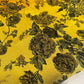 Floral Multi Tone Polyester Raw Silk Material Dress Craft Quilting Fabric 44" Wide By The Meter