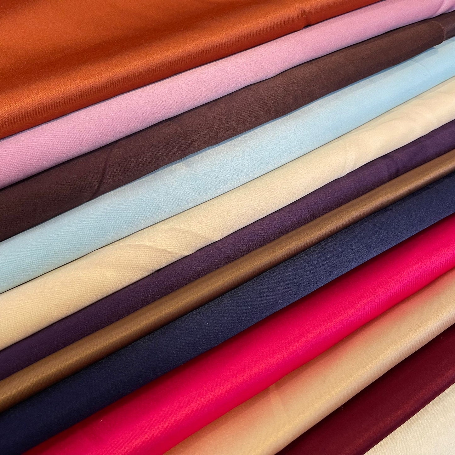 Light Weight Wedding Dull Duchess Satin Fabric Bridal Gown Dress Material 58" Wide By The Meter