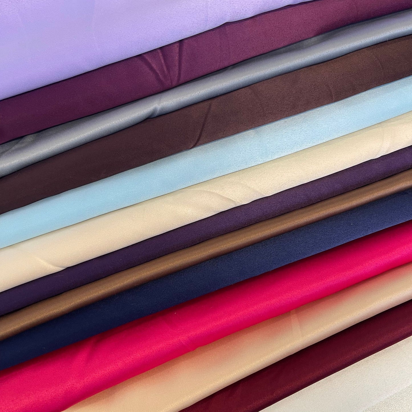 Light Weight Wedding Dull Duchess Satin Fabric Bridal Gown Dress Material 58" Wide By The Meter