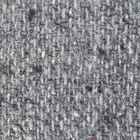 Grey Salt & Pepper Italian Wool Blend Fabric – Premium Coat, Jacket, Dress & Costume Material – 58" Wide