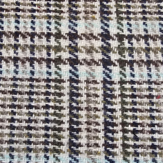 Multi Plaid Italian Wool Blend Fabric – Premium Coat, Jacket, Dress & Costume Material – 58" Wide