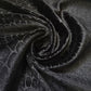 Black Croc Skin Embossed Velvet Material Dress Craft Cushion Fabric Meter 58" GN