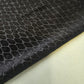 Black Croc Skin Embossed Velvet Material Dress Craft Cushion Fabric Meter 58" GN