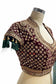 Emerald Green & Maroon Designer Lehenga Choli with Embroidered Blouse & Net Dupatta Size 38– Indian Wedding Party Wear UK