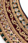 Emerald Green & Maroon Designer Lehenga Choli with Embroidered Blouse & Net Dupatta Size 38– Indian Wedding Party Wear UK