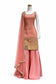 Peachy Pink Silk Sharara Suit with Hand Embroidered Dupatta – Luxury Wedding & Festive Wear | Size 38