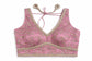 Rose Pink Embroidered Designer Blouse – Bridal & Festive Wear | Size 38