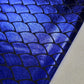 Royal Blue Metallic Mermaid Scale ITY Stretch Foil Reptile Snake Skin Dance Costume Fabric 58" By The Meter