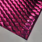 Cerise Metallic Mermaid Scale ITY Stretch Foil Reptile Snake Skin Dance Costume Fabric 58" By The Meter