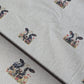 Cow Floral Panama Fabric and Cushion Panel Linen Look Farm Home Decor Material 58" Meter